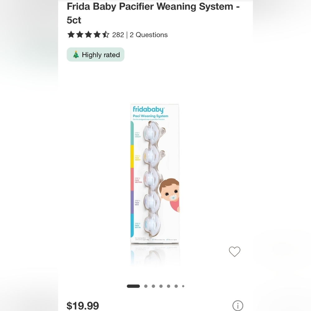Frida Baby Pacifier Weaning System